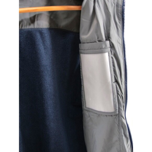 Mack Weldon Blue Fleece Sweater Vest Mens Size L Zip‎ Coat Jacket Winter Cozy - Picture 4 of 7